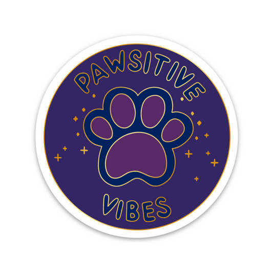 Pawsitive Vibes Sticker