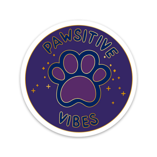 Pawsitive Vibes Sticker