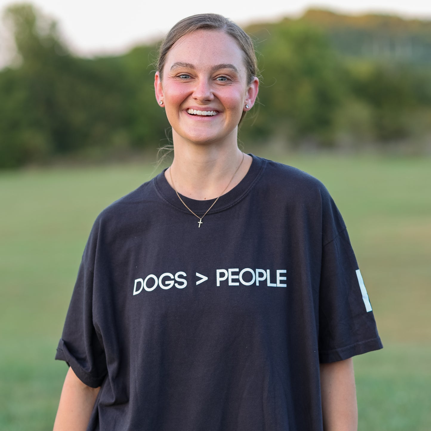 Dogs > People Short Sleeve T-Shirt