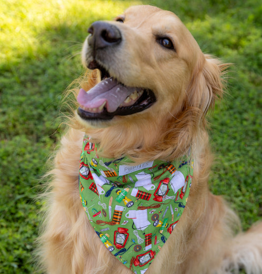 Camping/Gingham Bandana