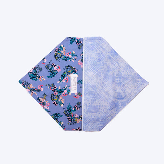 Floral/Blue Bandana