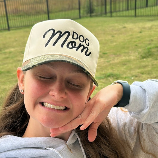 Dog Mom Camo Trucker Hat
