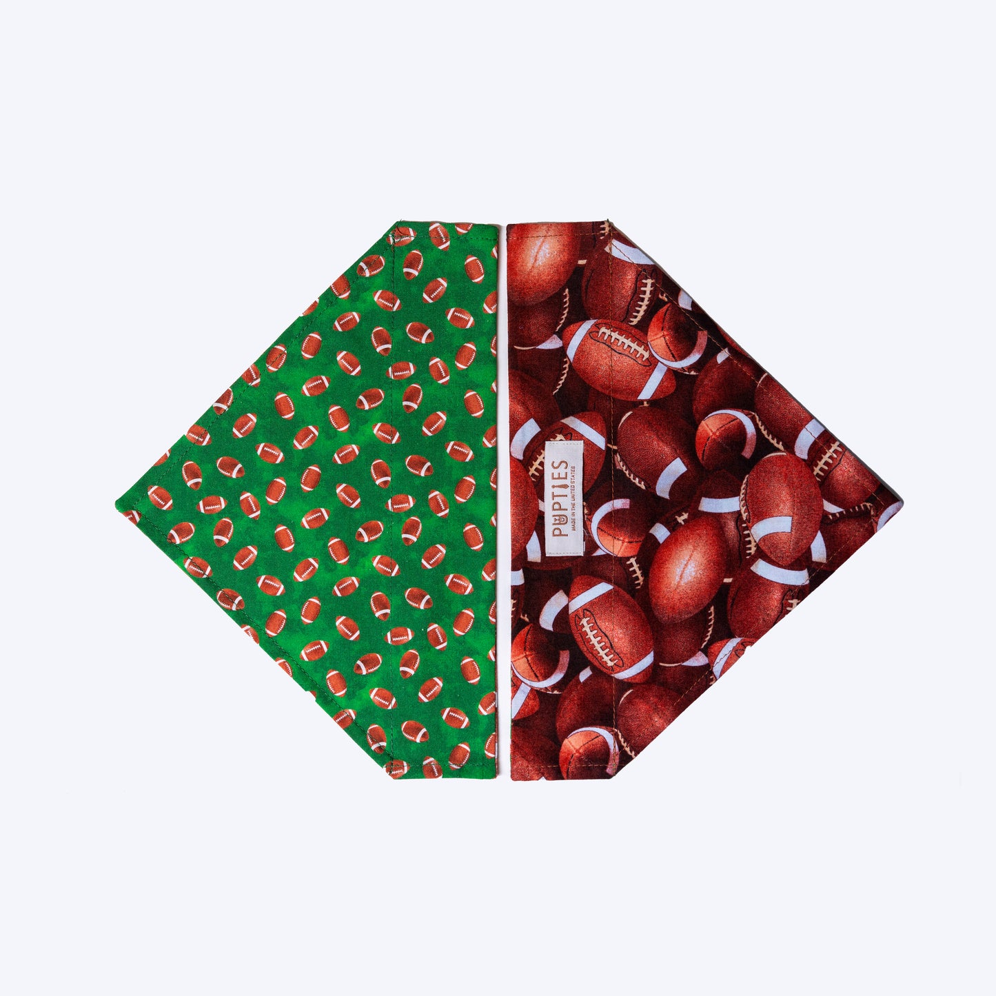 Footballs/Green Bandana